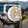 Cartoon Cats Mushrooms Botanical Fungi Vehicle Decor Gift for Cat Lover Spare Tire Cover - 3
