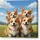 Five Corgi Dogs Blue Sky Green Grass - Dog Lover Gift for Pet Owners Spare Tire Cover - 6