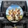Five Corgi Dogs Blue Sky Green Grass - Dog Lover Gift for Pet Owners Spare Tire Cover - 1
