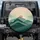 Multiple Overlapping Mountain Peaks Sun Scene - Nature Lover Gift Spare Tire Cover - 1
