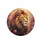 Proud Majestic Lion Profile Amber Eyes Vibrant Autumn Botanicals - Wildlife Lover Gift Spare Tire Cover - 4
