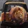 Proud Majestic Lion Profile Amber Eyes Vibrant Autumn Botanicals - Wildlife Lover Gift Spare Tire Cover - 5