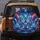 Neon Alien Figures Crystalline Cosmic Scene - Sci-Fi Fan Home Decor Gift Spare Tire Cover - 5
