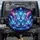 Neon Alien Figures Crystalline Cosmic Scene - Sci-Fi Fan Home Decor Gift Spare Tire Cover - 1