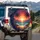 Tropical Sunset Palm Trees Ocean Beach Coastal Island - Adventure Travel Gift for Travelers Spare Tire Cover - 3