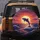 Dolphin Mid-Leap Foamy Ocean Waves Fiery Sunset Sky - Marine Life Lover Gift Spare Tire Cover - 5