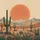 Saguaro Cactus Sun Desert Mountains - Road Trip Lifestyle Gift Spare Tire Cover - 6