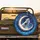 White Wolf Golden Moon Celestial Night Sky - Wildlife Lover Gift Spare Tire Cover - 2