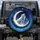 White Wolf Golden Moon Celestial Night Sky - Wildlife Lover Gift Spare Tire Cover - 1