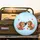 Dachshunds Orange Flower Hearts Leaves - Dog Lover Outdoor Gift Spare Tire Cover - 2