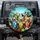 Anthropomorphic Hawaiian Shirt Cats Tropical Landscape - Outdoor Adventure Cat Lover Gift Spare Tire Cover - 1