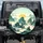 Golden Sun Layered Mountain Pine Pagoda Temple - Vehicle Travel Essential Gift Spare Tire Cover - 1