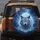White Dire Wolf Lightning Ice Storm - Wildlife Lover Gift for Fantasy Art Collector Spare Tire Cover - 5