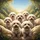 Bichon Frise Maltese Dogs Lush Greenery Sunlight - Dog Lover Gift Spare Tire Cover - 6