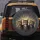 Playful Vocal Expressive Tabby Cat Trio Warm Glow Slate Gray - Cat Lover Gift Spare Tire Cover - 5