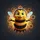 Bee Character Honeycomb Blue Eyes Smile - Home Decor Gift for Bee Lover Spare Tire Cover - 6