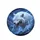 White Wolf Snarl Thick Fur Orange Eyes Blue Lightning Icy Mist Stormy Sky - Wildlife Lover Gift Spare Tire Cover - 4