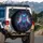 Glowing Wolf Futuristic Armor Visor - Everyday Adventure Spare Tire Cover - 3