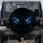 Intensely Glowing Electric Blue Eyes Shadowy Presence - Adventure Lover Gift Spare Tire Cover - 1
