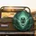 Cracked Skull Electric Green Light - Shadowy Supernatural Decor Gift Spare Tire Cover - 2