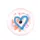 Blue Lined Layered Hearts - Home Decor Gift Spare Tire Cover - 4