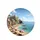 Mediterranean Beach Umbrellas Boat Coastal Castle - Adventure Lover Gift Spare Tire Cover - 4