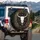 Bull Skull Horse Diamond Floral - Western Lifestyle Decor for Cowboy Enthusiast Spare Tire Cover - 3