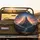 Golden Hour Craggy Mountain Pine Forest Lake Swirling Sky - Nature Lover Gift Spare Tire Cover - 2