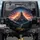 Golden Hour Craggy Mountain Pine Forest Lake Swirling Sky - Nature Lover Gift Spare Tire Cover - 1