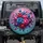 Floral Rose Bouquet with Rosebuds and Foliage - Everyday Vehicle Decor Gift for SUV & Car Owners Spare Tire Cover - 1
