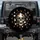 Open Jaw Skull Gnarled Branches Monarch Butterflies White Flowers - Home Decor Gift Spare Tire Cover - 1