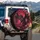 Black Dragon Cherry Blossom Realm - Fantasy Lover Gift Spare Tire Cover - 3