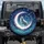 White Wolf Crescent Moon Star Constellations Botanical Branches - Wildlife Lover Gift Spare Tire Cover - 1