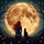 Mysterious Woman Black Cat Harvest Moon Autumn Branches - Outdoor Decor Gift for Cat Lovers Spare Tire Cover - 6