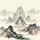 Majestic Layered Mountain Range Misty Peaks Ethereal Sky - Scenic Home Decor Gift Spare Tire Cover - 6