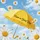 Yellow Umbrella 'Have a Good Day' White Daisies Water Bubbles - Everyday Drive Gift Spare Tire Cover - 6