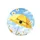 Yellow Umbrella 'Have a Good Day' White Daisies Water Bubbles - Everyday Drive Gift Spare Tire Cover - 4
