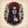 Catrina Sugar Skull Woman Red Roses - Day of the Dead Celebration Spare Tire Cover - 6