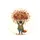 Fox Autumn Floral Bouquet - Home Decor Gift for Fox Lover Spare Tire Cover - 4
