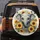 Baby Elephant Sunflowers Butterflies Outdoor Decor Gift for Wildlife Lovers Spare Tire Cover - 5