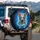 Futuristic Corgi VR Goggles Data Stream - Tech Enthusiast Gift for Dog Owner Spare Tire Cover - 3