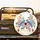 Bluebirds Flowering Branches Diamond Card Symbols - Wildlife Lover Gift Spare Tire Cover - 2