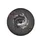 Dark Gray Silver Koi Fish Yin Yang Cherry Blossom Branches - Nature Lover Gift Spare Tire Cover - 4