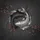 Dark Gray Silver Koi Fish Yin Yang Cherry Blossom Branches - Nature Lover Gift Spare Tire Cover - 6