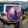 Japanese Pagoda Misty Mountain Full Moon Birds - Home Decor Gift Spare Tire Cover - 3