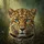Majestic Leopard Blue Eyes Golden-Brown Fur Jungle - Wildlife Lover Home Decor Gift Spare Tire Cover - 6