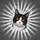 Black Tuxedo Cat Curious Gaze - Cat Lover Vehicle Decor Gift Spare Tire Cover - 6