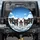 Five Pitbull Staffordshire Panting Dogs Group Portrait Blue Sky Clouds - Dog Lover Gift Spare Tire Cover - 1