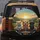 Adventurous Cats Driving Singing Road Trip - Golden Hour Journey Gift Spare Tire Cover - 5