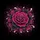 Magenta Black Rose Dark Floral - Home Decor Gift Spare Tire Cover - 6